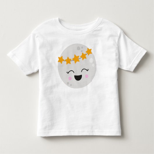 Cute Planet, Kawaii Planet, Stars, Space, Cosmos Kinder Shirts (Voorkant)