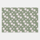 Cute Plant Macrame Scatered Dot Patroon Inpakpapier Vel (Voorkant 2)