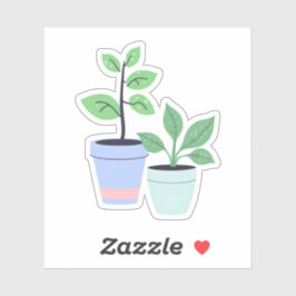 Cute Planten Sticker