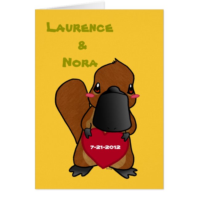 Cute Platypus (Voorkant)