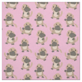 Cute Platypus Cartoon Fabric Baby Girl Stof (Swatch)