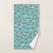 Cute Platypus Swimming Bad Handdoek (Handdoek)