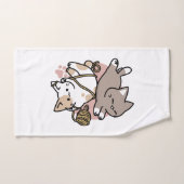 Cute Playful Cats Design – Fun Paws and Play Art (Serviette à main)