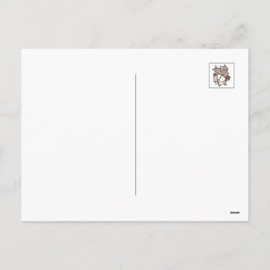 Cute Playful Cats Design – Fun Paws and Play Art Feestdagenkaart (Achterkant)