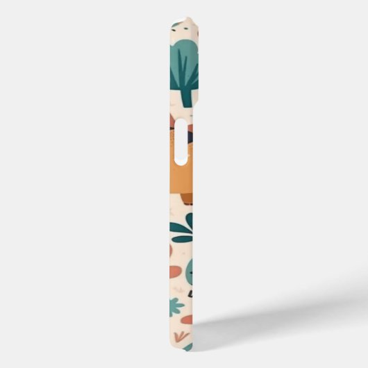 Cute & Playful Dino Land Children's Pattern Phone Case-Mate iPhone Case (Achterkant / Rechts)