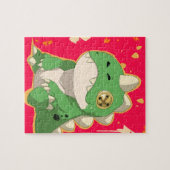 Cute Plush Dinosaur Puzzle for Kids (Horizontal)