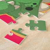 Cute Plush Dinosaur Puzzle for Kids (Côté)