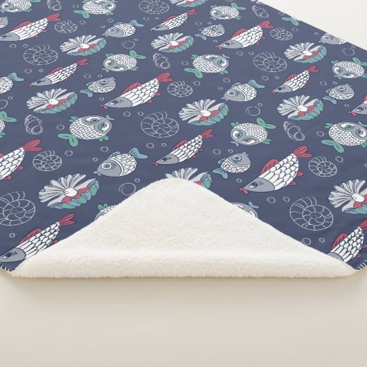 Cute Poisson Motif couvertures (3/4)