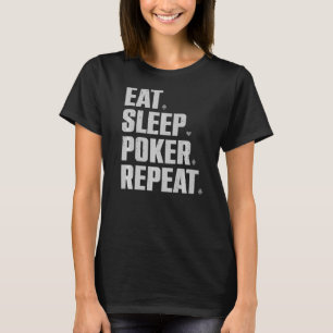 Cute Poker voor mannen Casino Gambling Poker Pla T-shirt
