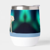 Cute Polar Bear and Northern Lights (Links)