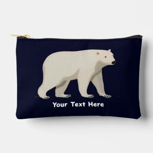 Cute Polar Bear and Northern Lights Etui (Voorkant)