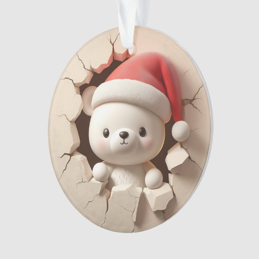 Cute Polar Bear Double-Sided Holiday  (devant)