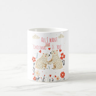 Cute Polar Bears Christmas Mug Koffiemok