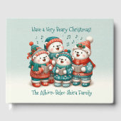 Cute Polar Bears Sing Have a Very Beary Christmas! Gastenboek (Voorkant)