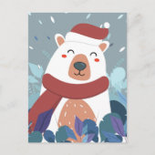 Cute Polar Beer Calendar Briefkaart (Voorkant)