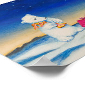 Cute Polar Beer Gift Poster (Hoek)