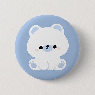 Cute Polar Beer Ronde Button 5,7 Cm