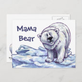 Cute Polar Beer voor mam Briefkaart (Voorkant / Achterkant)