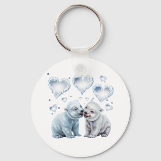 Cute Polar-Beren Sleutelhanger