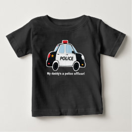 Cute Police Car T-Shirt - Baby - Toddler - Kinder