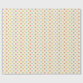 Cute Polka Dot Cadeaupapier (Vlak)