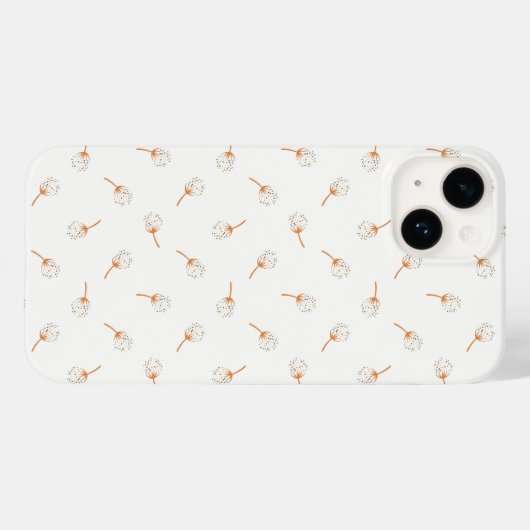 Cute Polka Dot Flower Pattern Case-Mate iPhone Case (Achterkant (horizontaal))