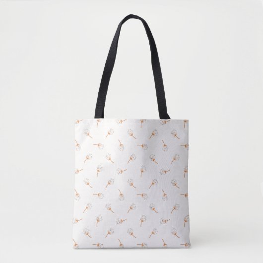 Cute Polka Dot Flower Pattern Draagtas (Voorkant)