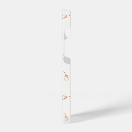 Cute Polka Dot Flower Pattern iPhone Hoesje (Linkerkant)