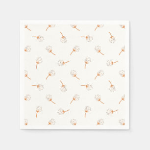 Cute Polka Dot Flower Pattern Servet
