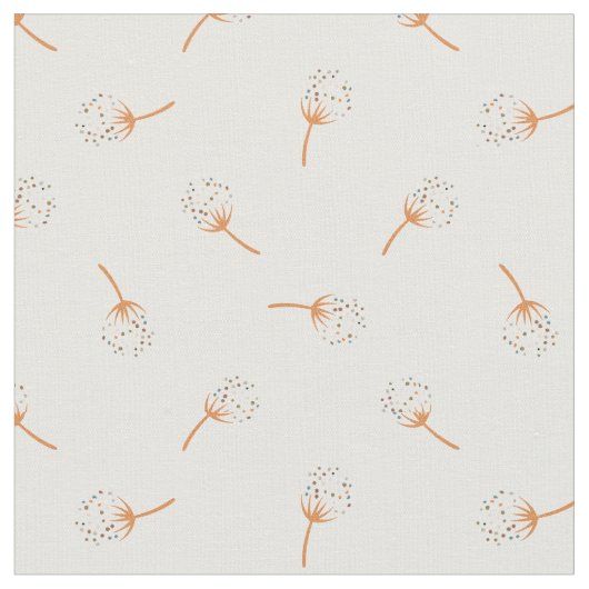 Cute Polka Dot Flower Pattern Stof (Close Up)