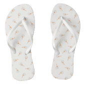 Cute Polka Dot Flower Pattern Teenslippers (Voetbed)