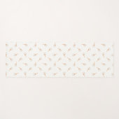 Cute Polka Dot Flower Pattern Yogamat (Voorkant (horizontaal))