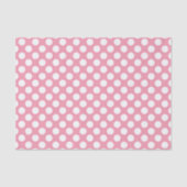 Cute Polka Dot Pattern met White Stippen Tissuepapier (Voorkant)