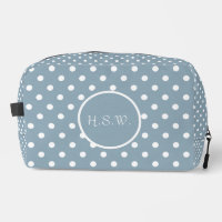 Cute Polka Dot Toilette / Sac de maquillage Texte