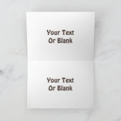 Cute Polka Dot Zebra Kaart (Binnen)