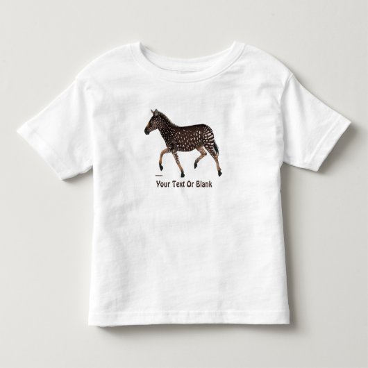 Cute Polka Dot Zebra Kinder Shirts (Voorkant)