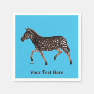 Cute Polka Dot Zebra Servet