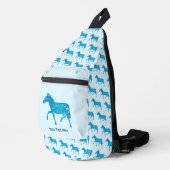 Cute Polka Dot Zebra Sling Bag (Rechterhoek)