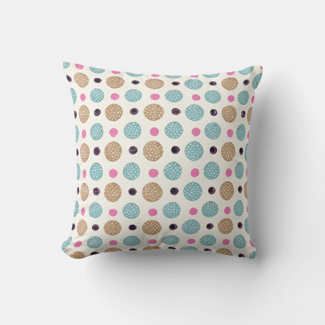 Cute Polka Dots Pattern Kussen (Voorkant)