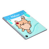 Cute Pom Figuur Spiral Notitieboek (Rechterzijde)