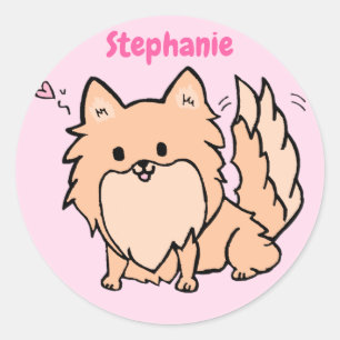 Cute Pom Ronde Sticker