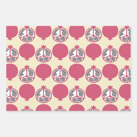Cute Pomegranate Wrapping Paper (Voorkant 2)