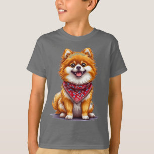Cute Pomeranian Hond T-shirt Cadeau voor Huisdierl