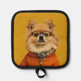 Cute Pomeranian Pannenlap