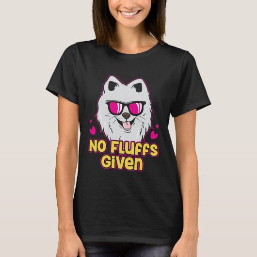 Cute Pomeranian  Saying T-shirt (Voorkant)