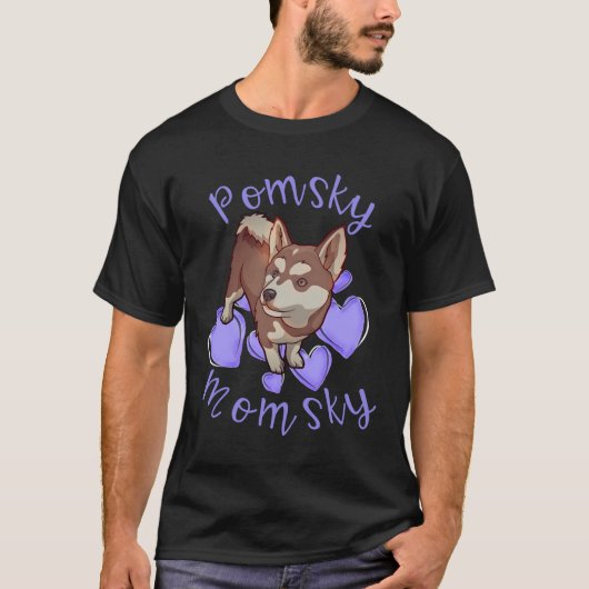 Cute Pomsky Momsky Sweat - shirt à capuche - Pomsk (Devant)