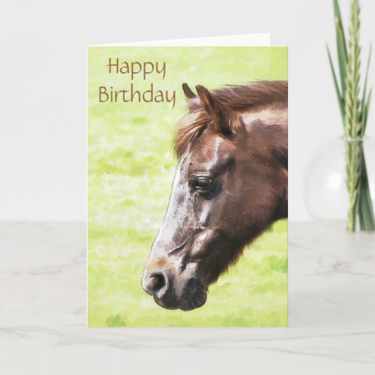 CUTE PONY KAART (Voorkant)