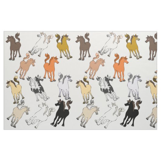 Cute Pony Mix Stof (Fat Quarter)