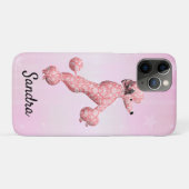 Cute Poodle Dog Cell Phone/iPad case (Achterkant (horizontaal))