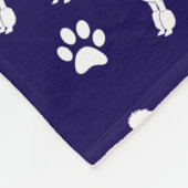 Cute Poodle Fleece Blanket (Hoek)